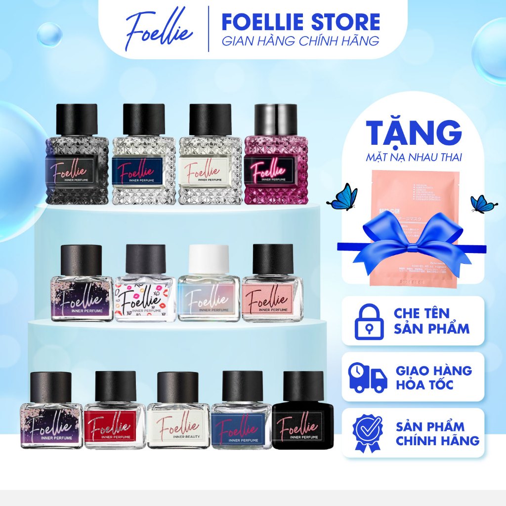 Nước hoa vùng kín FOELLIE giúp vùng kín luôn thơm, lôi cuốn quyến rũ lưu hương…