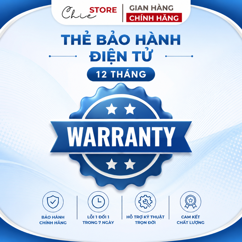 Thẻ Bảo Hành Điện Tử 12 Tháng, Kích Hoạt Bảo Hành Online