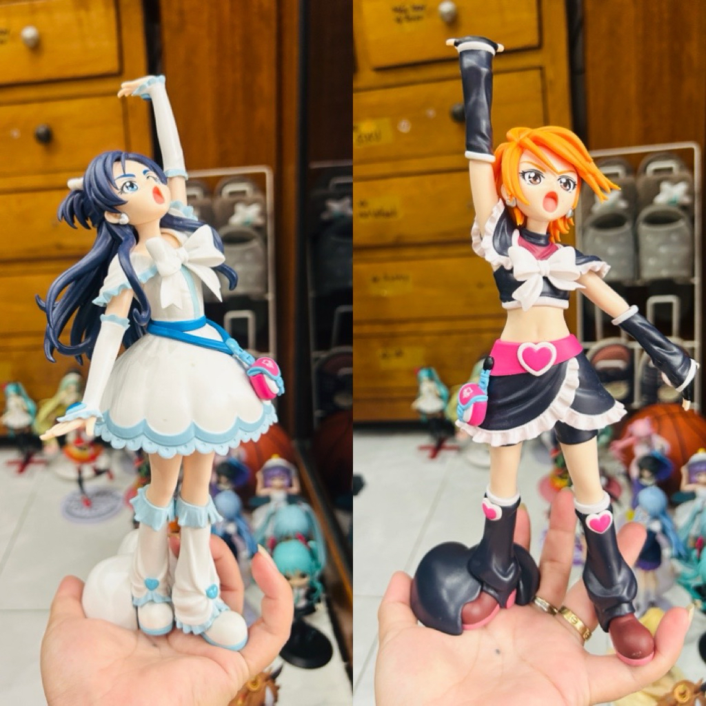 Mô hình Figure Anime Futari wa Pretty Cure GLITTER & GLAMOURS Cure Black & Cure White Figure