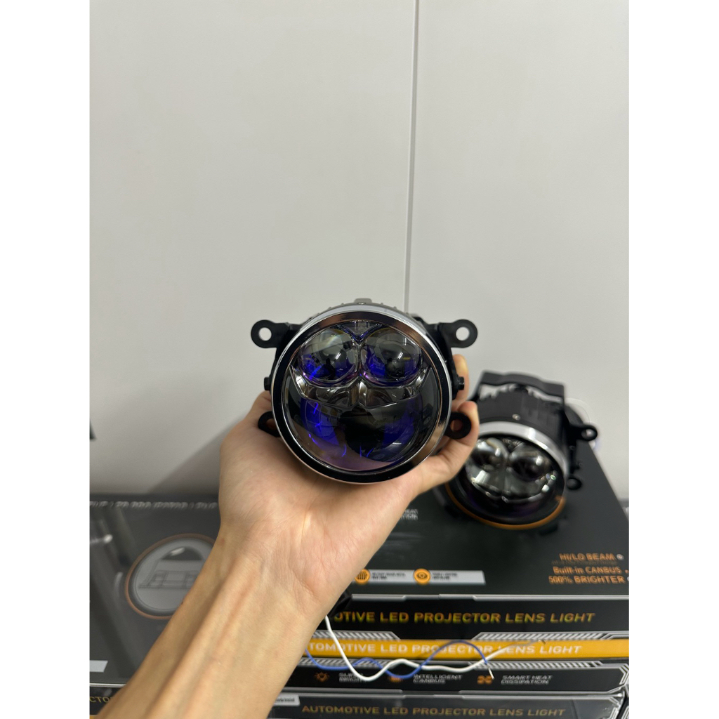 Bi Gầm Led Mắt Ếch 3.0 inch Laser 3 Màu