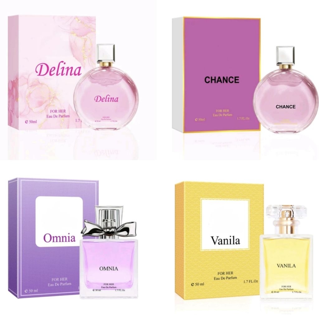 [CHÍNH HÃNG] Nước Hoa Delina - Chance - Omnia - Vanila 50ml (Nữ)