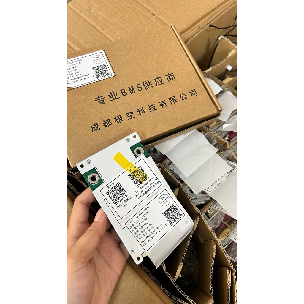 BMS JK 8-24s 60/100a cân 0.6A đầy đủ hộp ốc dây