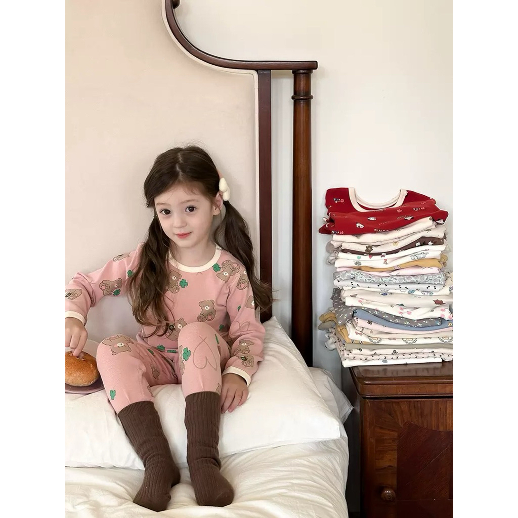 [Có Sẵn- Ambb Kids chính hãng 🔥] Bộ Quần Áo Thu Đông Dễ Thương Cho Bé AmBb Kids cho bé