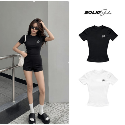 Áo Thun Nữ Ôm Body "MISTAR" SolidStu ASoThun Nữ 100% Cotton - TS67
