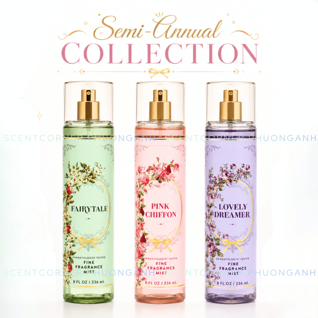 Fairytale | Pink Chiffon | Lovely Dreamer - Xịt Thơm Toàn Thân Body Mist
