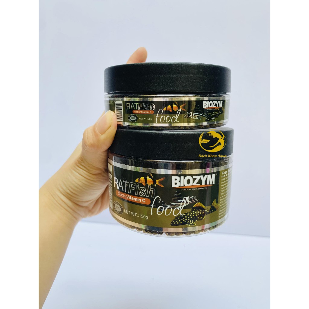 Cám Cho Cá Cảnh Biozym Rat Fish  - Cho Cá Tầng Đáy, Chuột, Pleco
