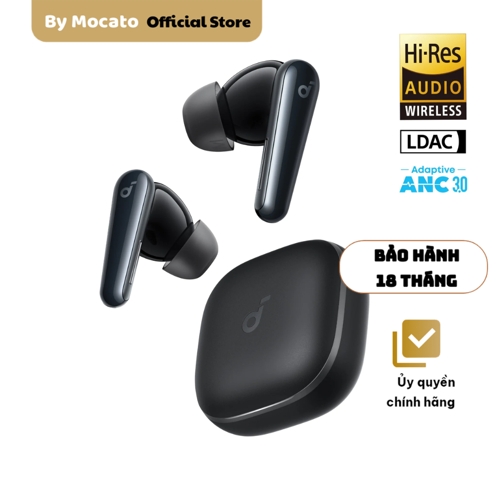 Tai nghe Bluetooth Soundcore Liberty 5 A3957, ANC 3.0, Dolby Audio, LDAC