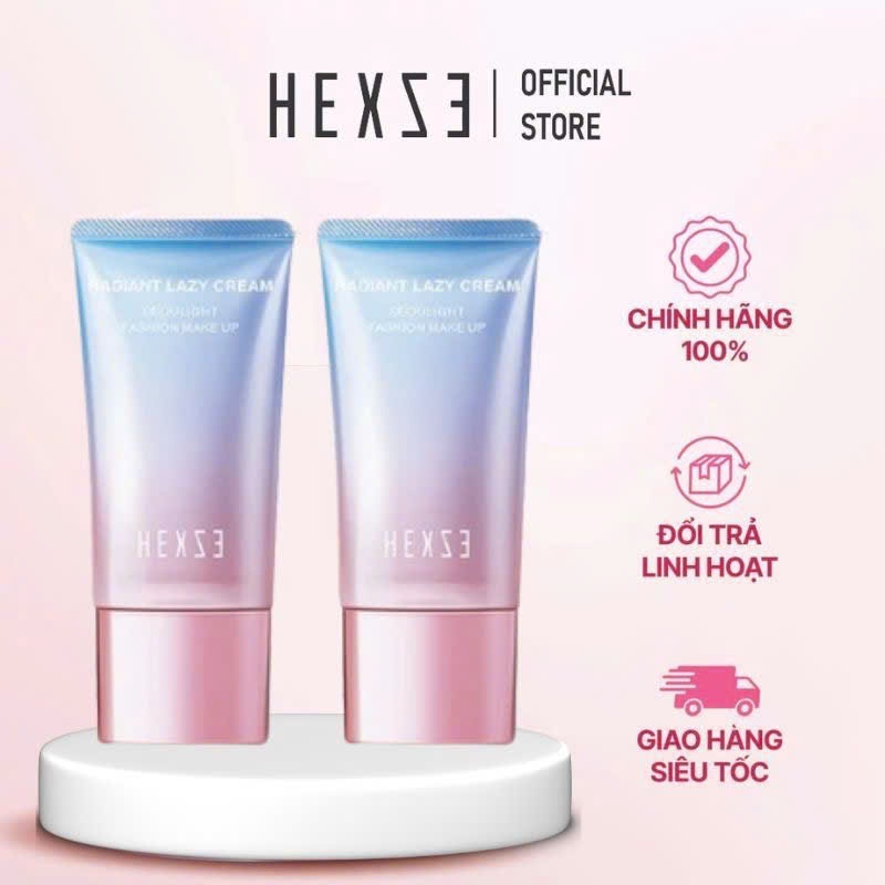 HEXZE Kem Lười Nâng Tone Dạng Tuýp – Cho Làn Da Tươi Tắn Mỗi Ngày | Muse Store