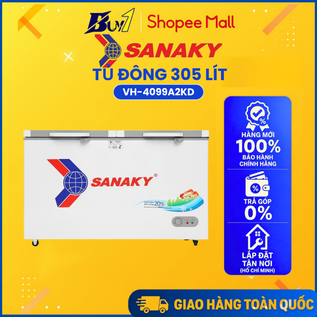 VH-4099A2KD - Tủ Đông Sanaky VH-4099A2KD - Hàng Chính Hãng