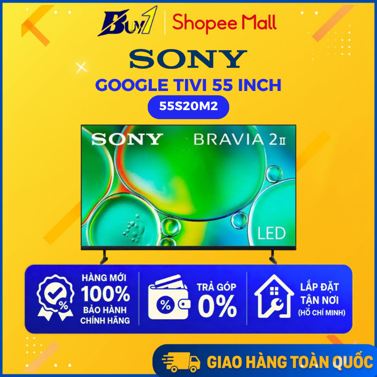 55S20M2 - Google Tivi Sony 55 inch 4K K-55S20M2 - Hàng chính hãng