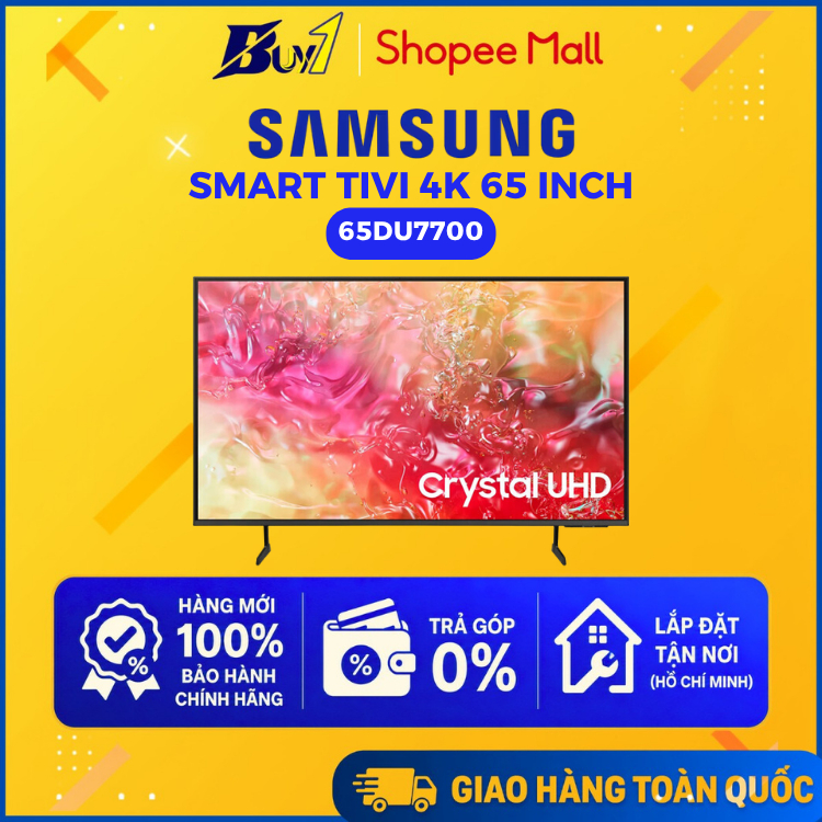 65DU7700 - Smart Tivi Samsung 4K 65 Inch UA65DU7700 - Hàng Chính Hãng