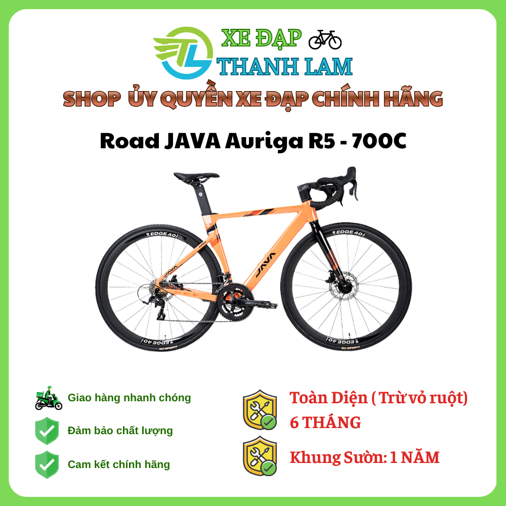 Xe Đạp Đường Trường Road JAVA Auriga R5 - Phanh Đĩa, Bánh 700C | XE ĐẠP THANH LAM