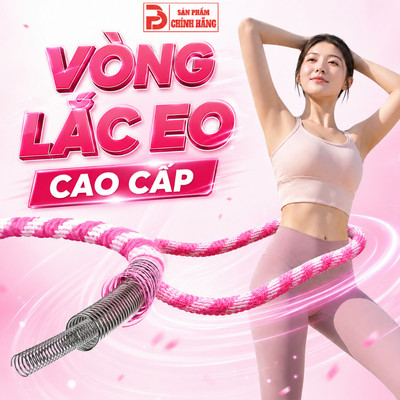 Vòng Lắc Eo Tập Bụng Prowin Fitness Thiết Kế  Lò Xo Tinh Xảo Hỗ Trợ Tập Luyện Vòng 2