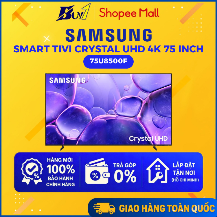 75U8500F - Smart Tivi Crystal UHD Samsung 4K 75 inch UA75U8500F - Hàng Chính Hãng
