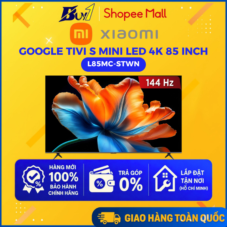 L85MC-STWN - Google Tivi Xiaomi S Mini LED 4K 85 inch L85MC-STWN - Hàng Chính Hãng