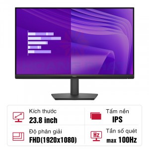 [CÓ VAT] Màn hình máy tính 23.8 inch Dell E2425HM / E2425HSM - Hàng chính hãng