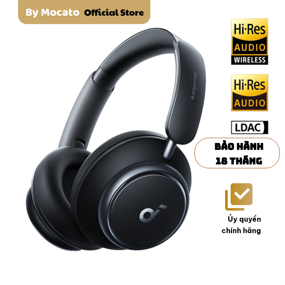 Tai nghe Bluetooth Soundcore Space Q45 A3040, ANC 98%, LDAC, pin 65h