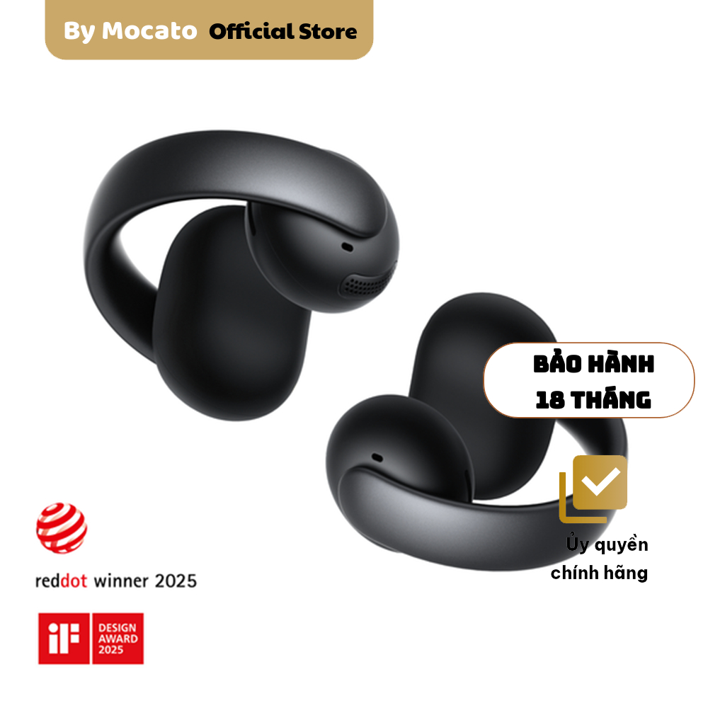 Tai nghe Bluetooth Soundcore AeroClip A3388, Open-Ear, Hi-Res, dịch AI, pin 32h