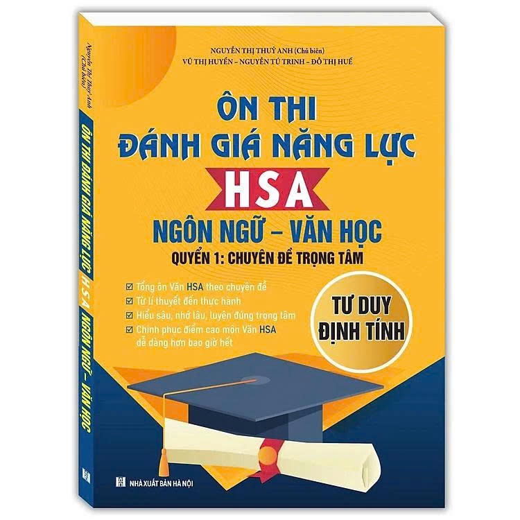 Sách - Ôn Thi Đánh Giá Năng Lực HSA Ngôn Ngữ - Văn Học