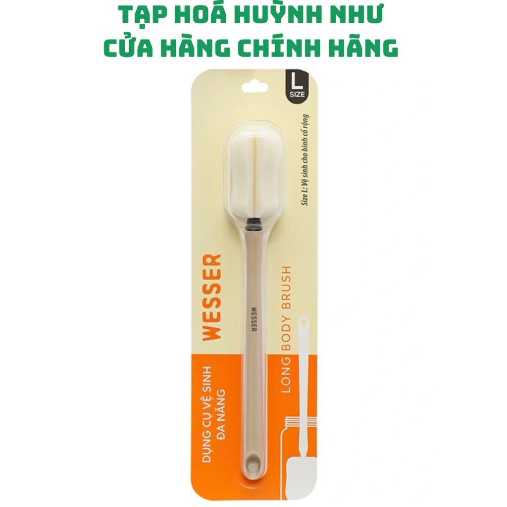 [CHÍNH HÃNG]Cọ rửa bình sữa Wesser (01 cái)