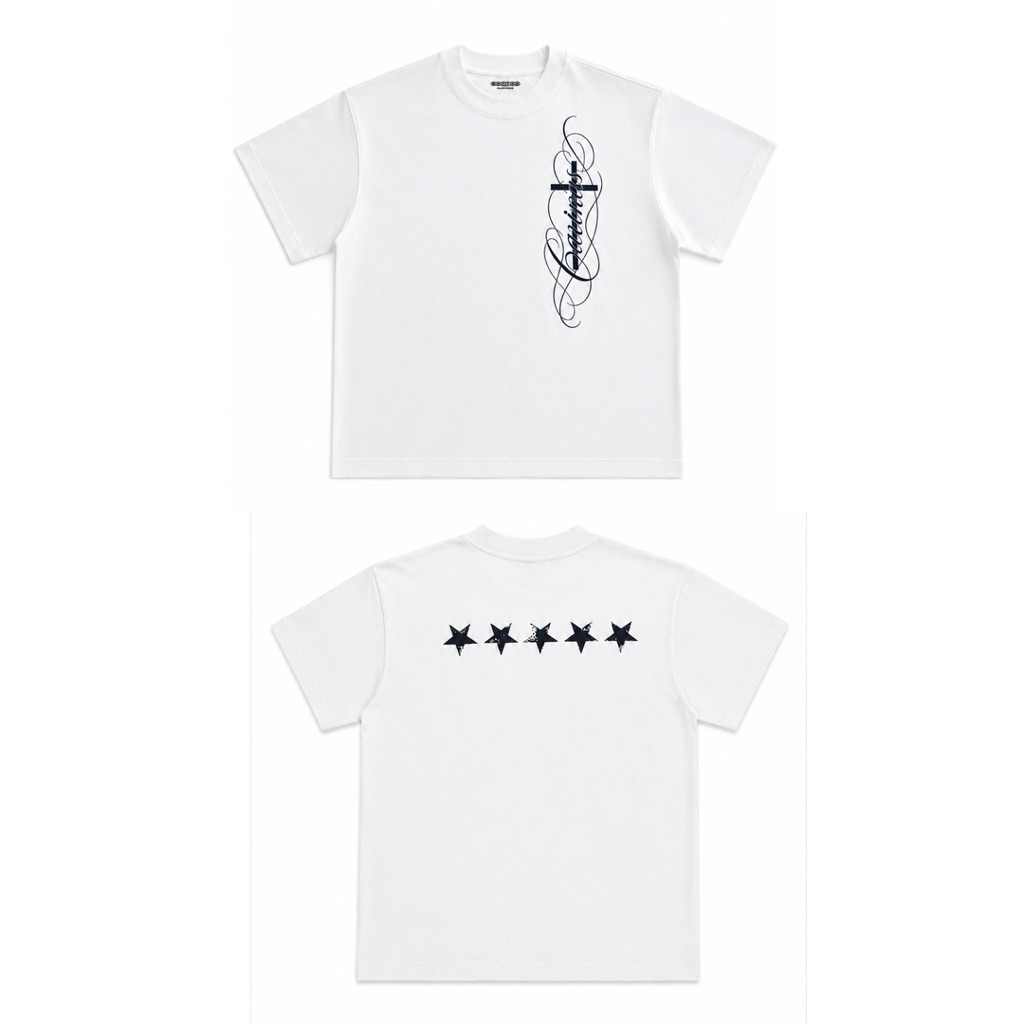 CAVINAS ESSENTIAL BOXY - WHITE | Boxy T-Shirt 250G Unisex Local Brand