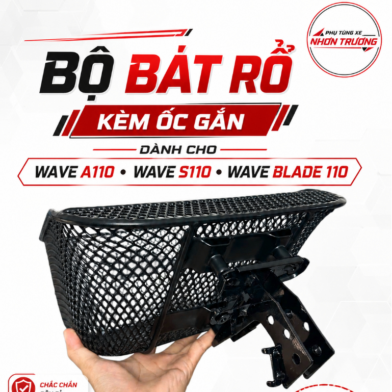 Rổ H2C + pat rổ cho Wave RS/S100/A100 và Wave Blade 110 992