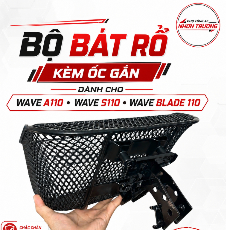 Rổ H2C + pat rổ cho Wave RS/S100/A100 và Wave Blade 110 993