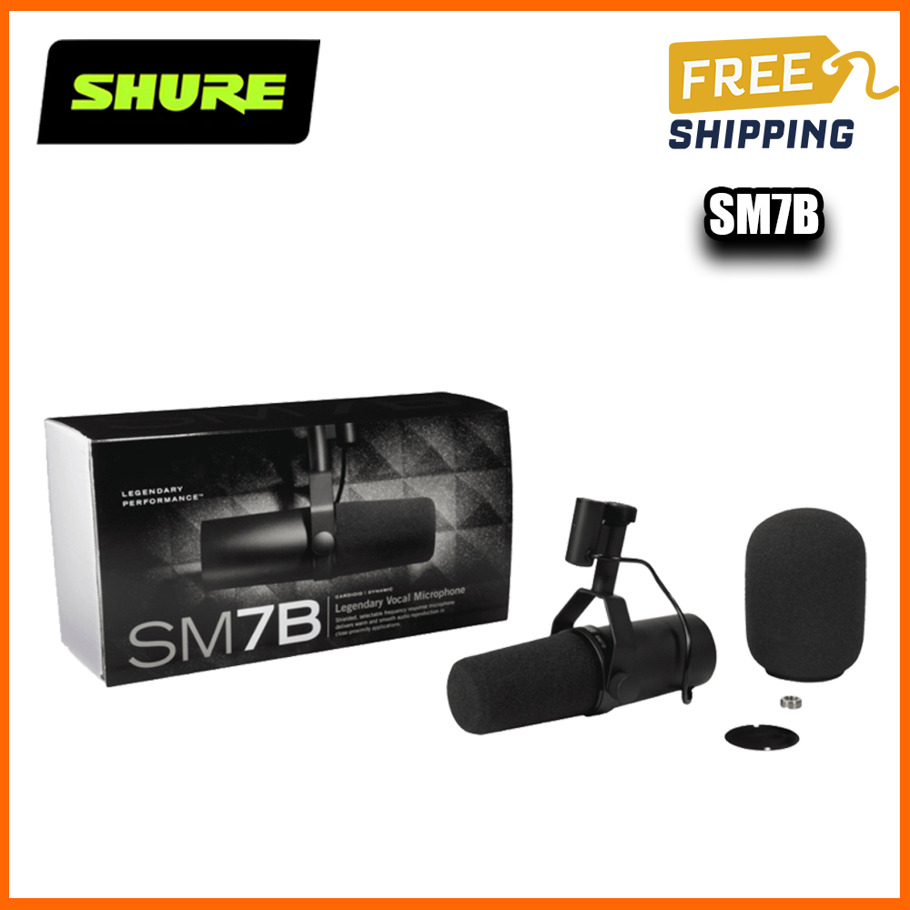 Shure SM7B micro ngưng tụ chuyên nghiệp micro drynamic cho videoke studio podcast vlog