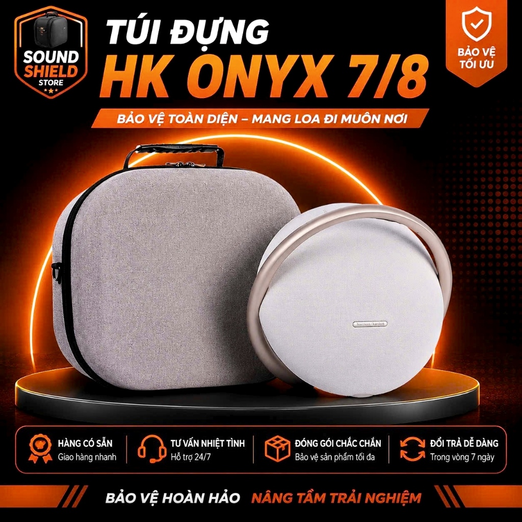 Túi Đựng Loa Harman Kardon Onyx Studio 7/8 EVA Chống Sốc Chống Trầy Có Dây Đeo Vai Cao Cấp