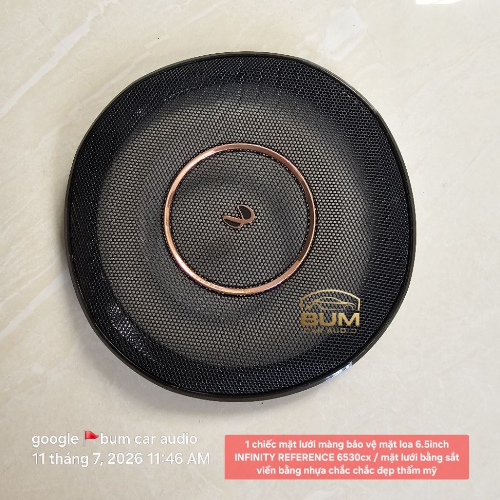 1 chiếc mặt lưới màng bảo vệ mặt loa 6.5inch INFINITY REFERENCE 6530cx / mặt lưới bằng sắt viền bằng