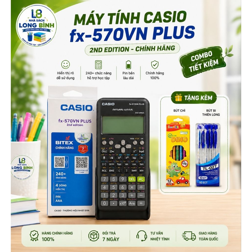 🎓 Máy tính Casio fx-570VN PLUS