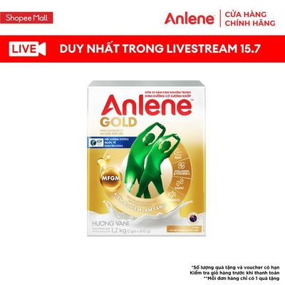 [Deal độc quyền SAM] Sữa Bột Anlene Gold Hương Vani 1.2kg