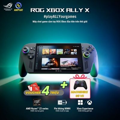 Laptop chơi game cầm tay ASUS ROG Xbox Ally X RC73XA-NH011W (AMD Ryzen AI Z2E | 24GB | 1TB | 7 inch FHD | Win11)