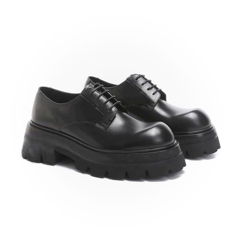 Giày Penny Loafer đế chunky cao su 7 cm tôn dáng với phong cách hiện đại trẻ trung