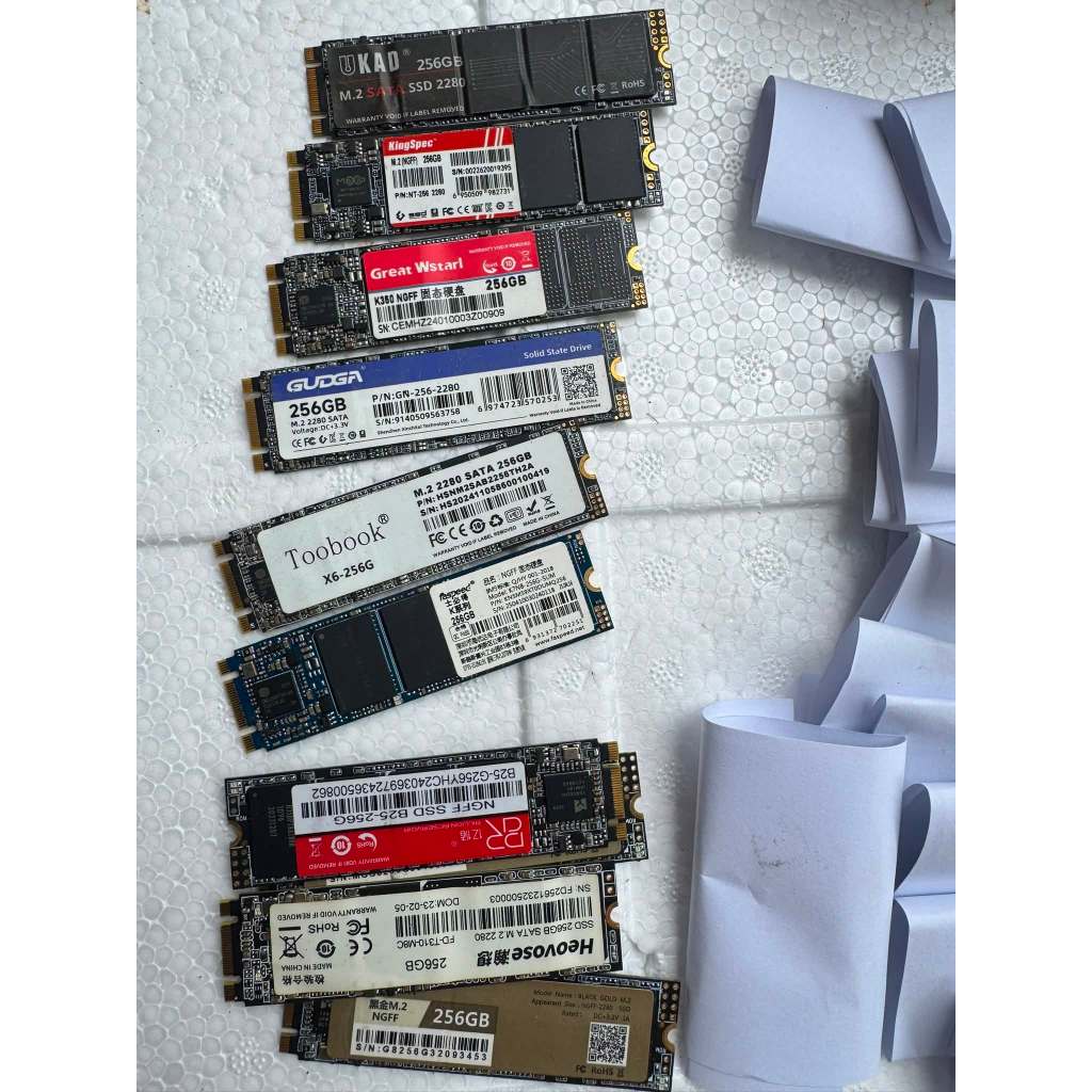 Ổ cứng SSD M2 NVME 120G 240G cũ 128Gb 256Gb 512Gb, Bảo hành 6 tháng