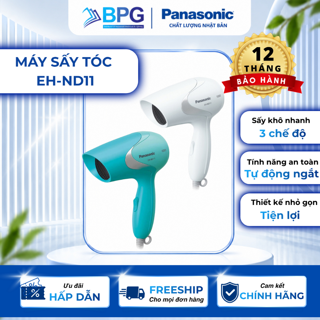 Máy Sấy Tóc 1000W Panasonic EH-ND11-A645 / EH-ND11-W645