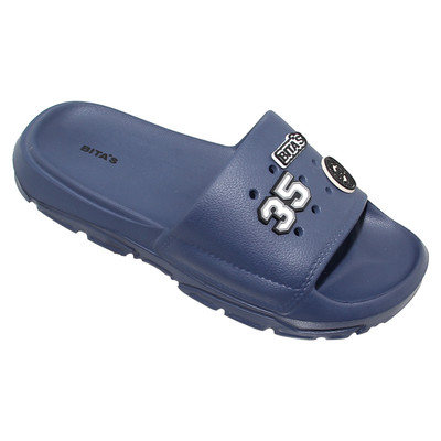 Dép quai ngang nam Bita's DEVAM.11 (Navy + Xám)