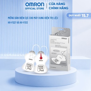 Miếng dán điện cực omron hv-llpad hv long life pad - dành cho máy xung điện trị liệu hv-f021 & hv-f013 & hv-f230