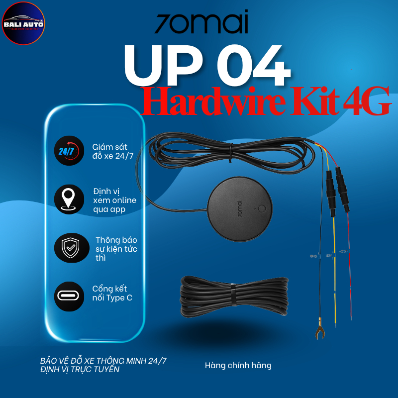 Bộ 70mai 4G Hardwire Kit UP04 dùng cho 70mai A510, A810, Omni X200, X800, T800, A810 Lite