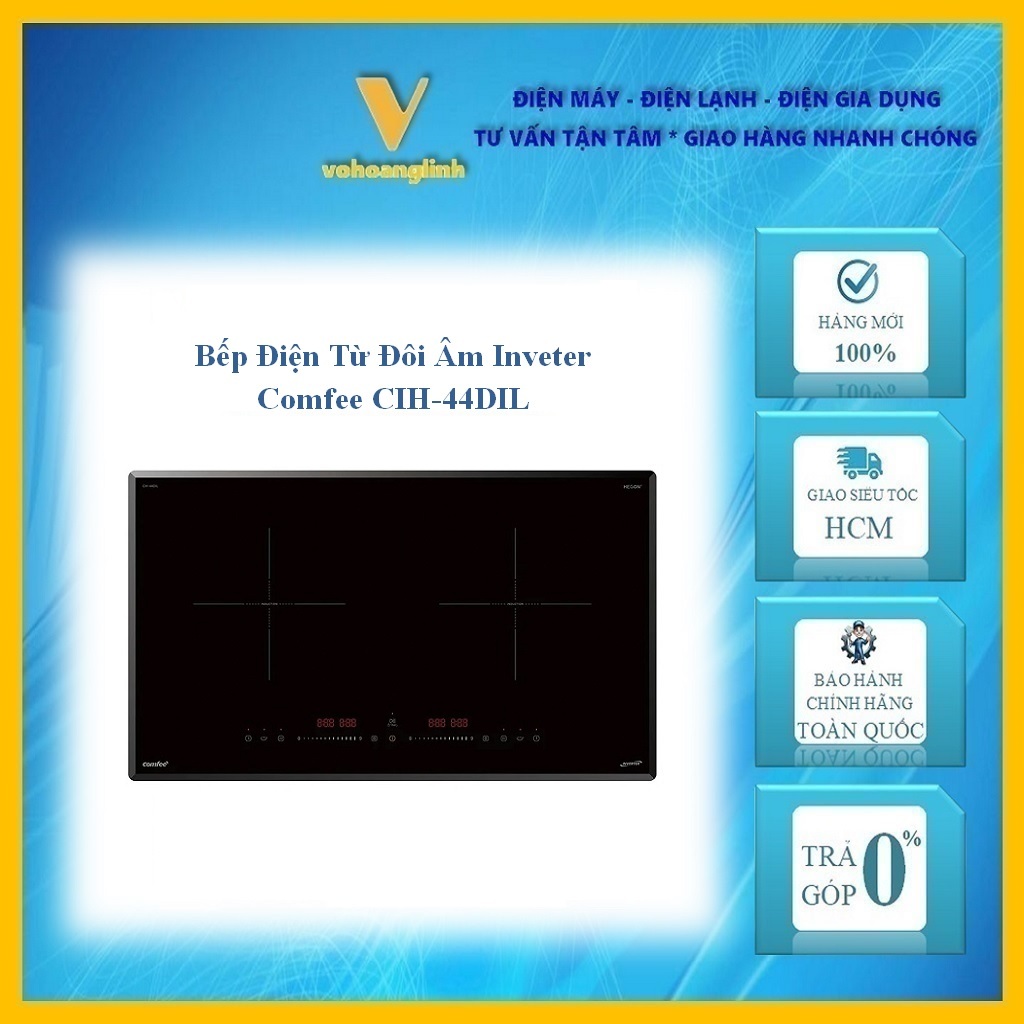 Bếp điện từ đôi âm Comfee CIH-44DIL