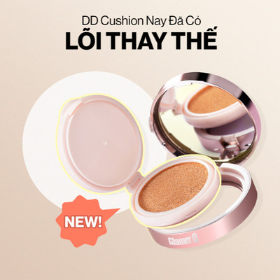 Lõi Refill Phấn nước GLAMRR Q LONG WEAR DD CUSHION - SPF50+/PA+++ (lõi thay thế, 12g/13g)