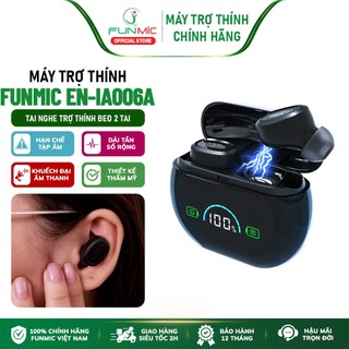 Tai nghe trợ thính không dây pin sạc Funmic EN-IA006A - Phù hợp cho nhiều độ tuổi