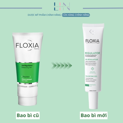 [CTY] FLOXIA - BALANCING GEL REGULATOR Gel dưỡng điều tiết bã nhờn, cân bằng độ ẩm, dưỡng ẩm da mụn.