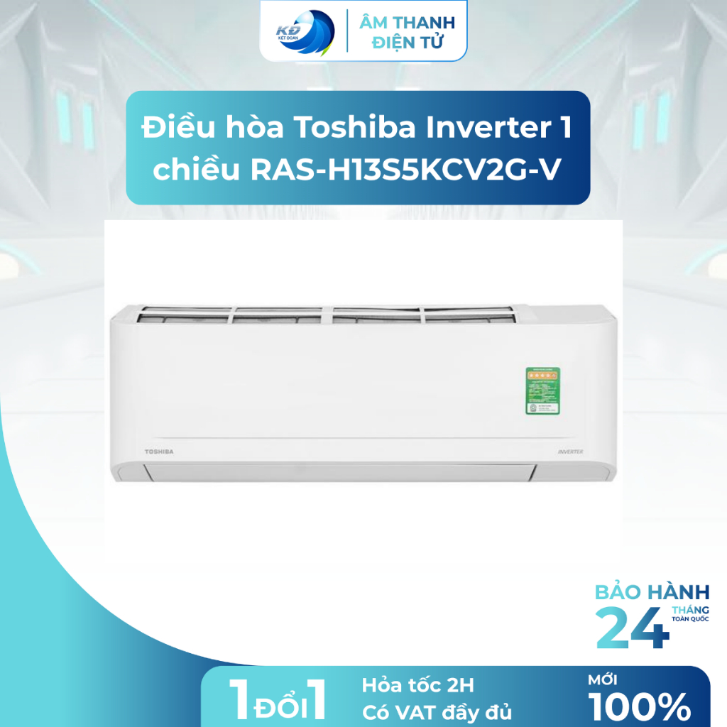 Máy lạnh Toshiba Inverter 1.5 HP RAS-H13S5KCV2G-V