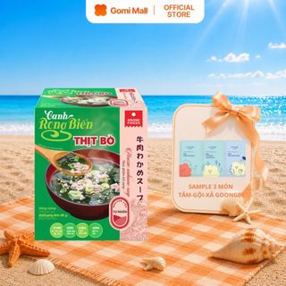 Canh Rong Biển Thịt Bò Ăn Liền Asuzac 40g (4g X 10 gói) Gomi Mall