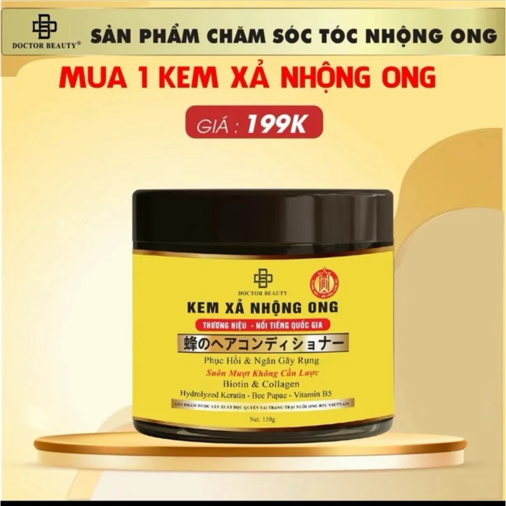 DẦU XÃ NHỘNG ONG - Dưỡng tóc óng mượt, kích mọc tóc hạn chế gãy rụng.