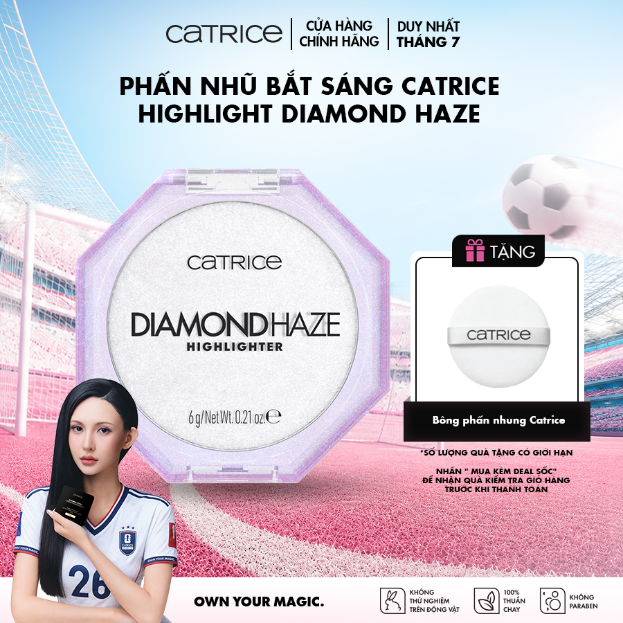 Phấn nhũ bắt sáng Catrice Highlight Diamond Haze 6g