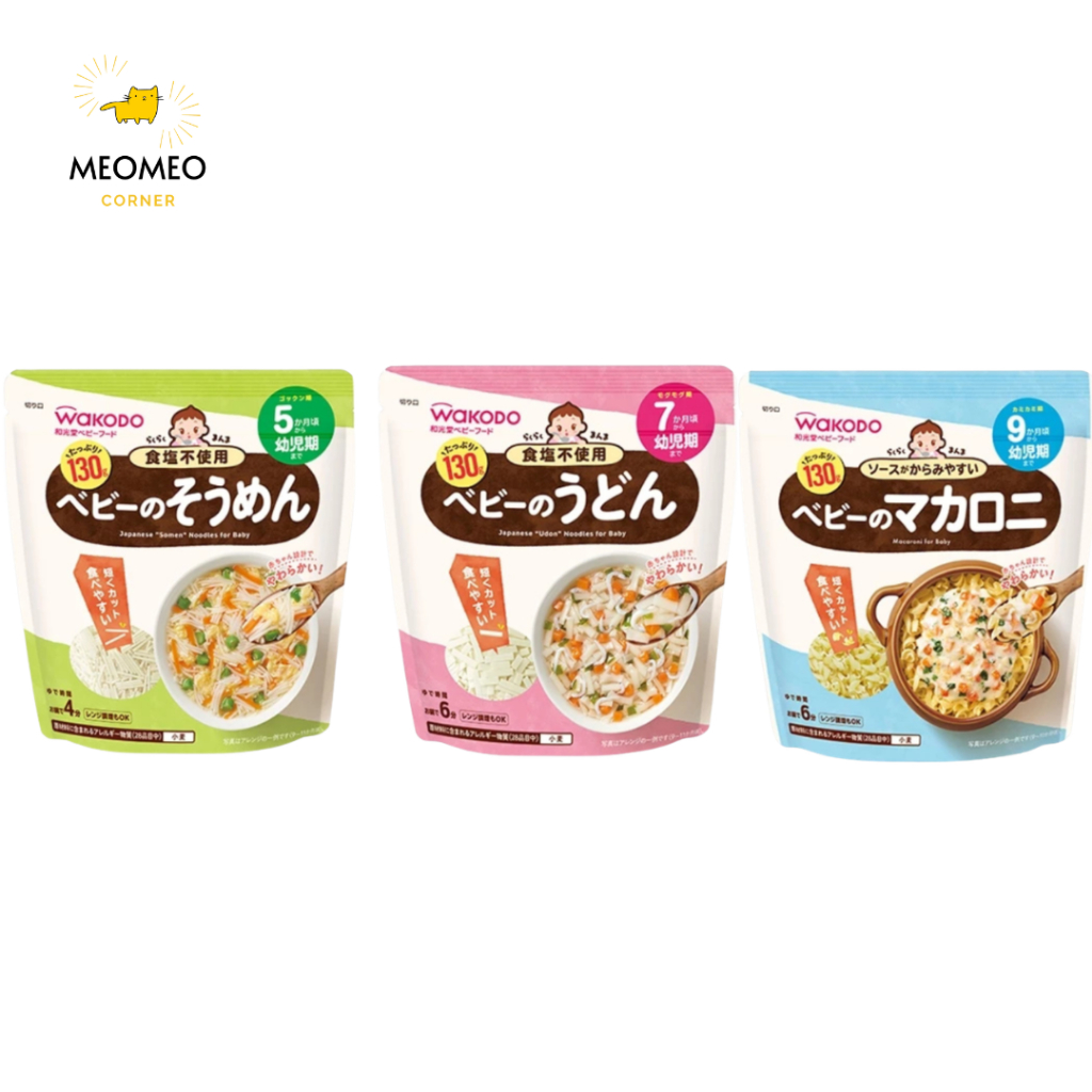 Mì Somen/Udon/Nui Wakodo cho bé ăn dặm