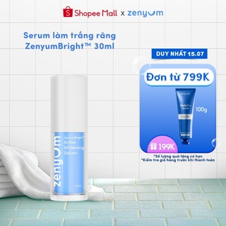 Serum làm trắng răng ZenyumBright™ 30ml - Trắng Bật 2 Tông, Không Chứa Peroxide, Dịu Nhẹ Và Cấp Ẩm