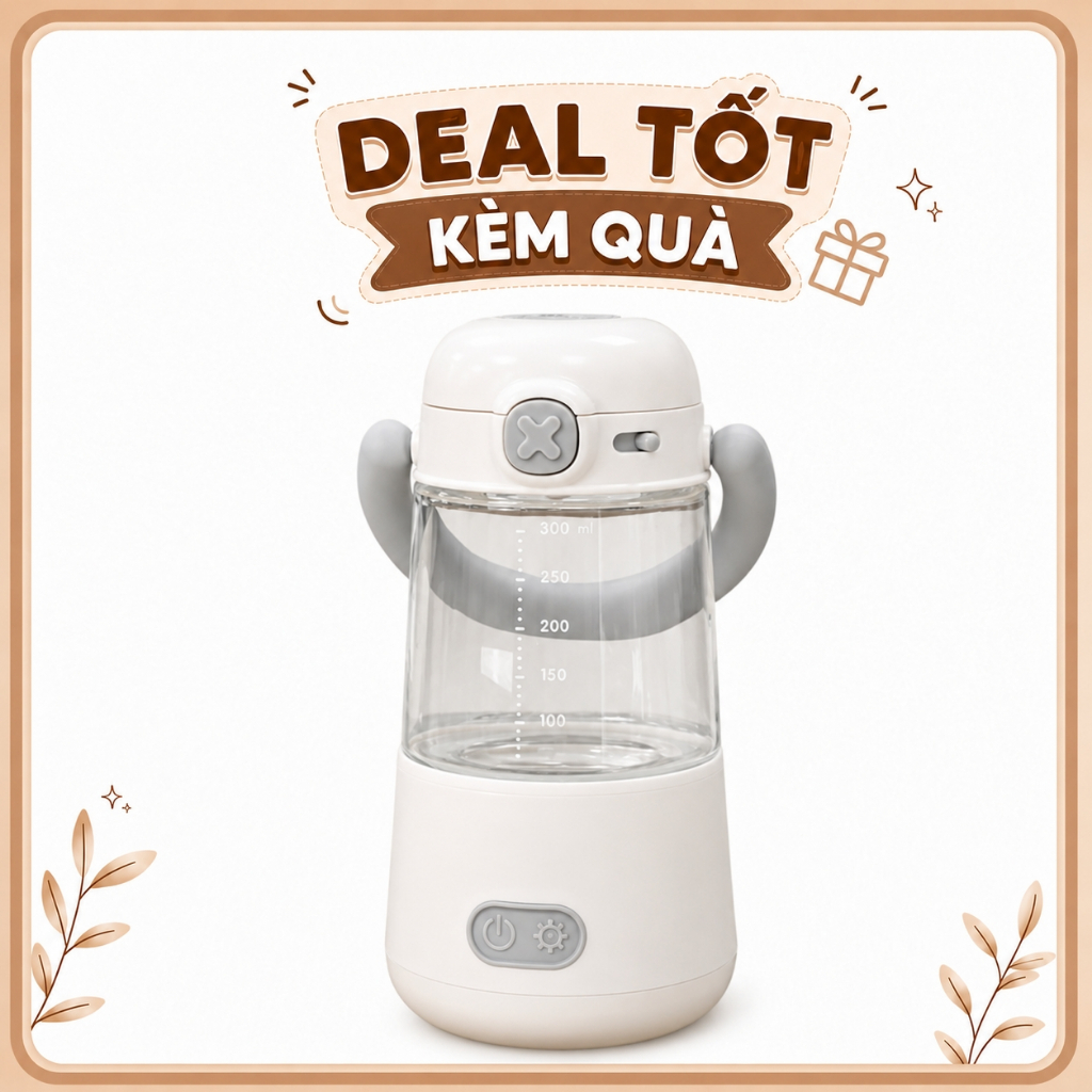 Máy hâm sữa cầm tay Moazbebe MB069 /MB041 - BH 12 THÁNG CHÍNH HÃNG